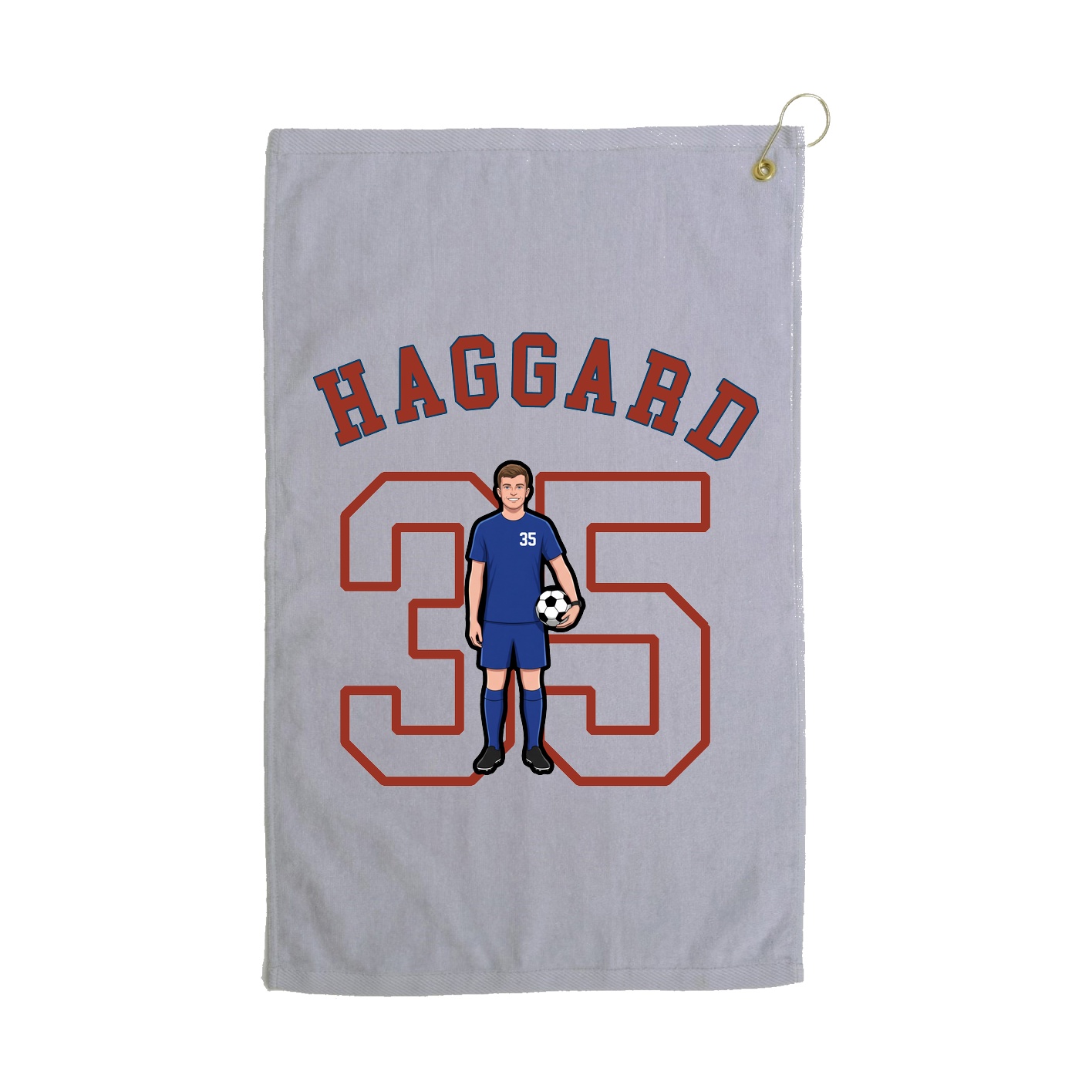 Golf Towel — Shirsey Arch in Grey