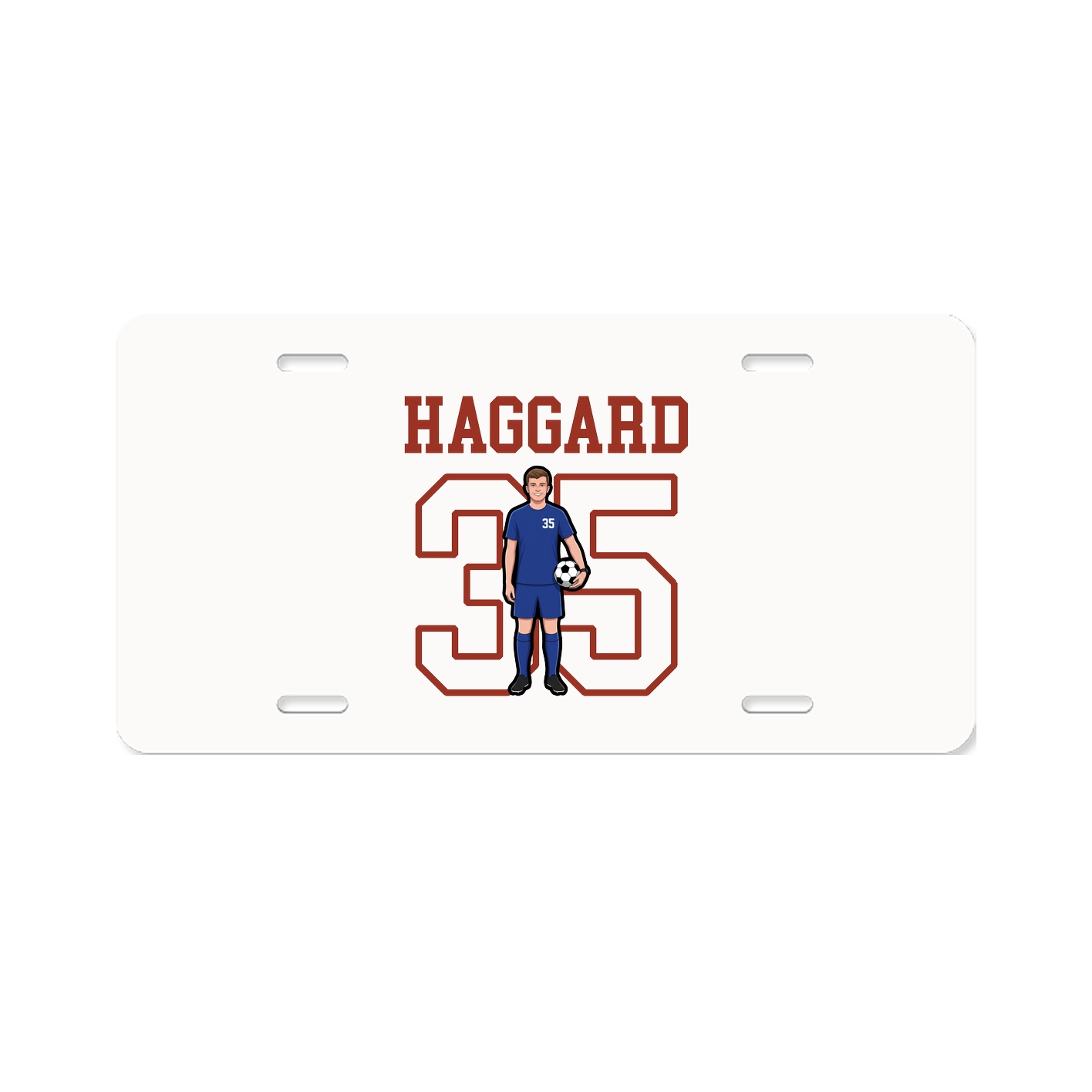 License Plate — Shirsey in Classic