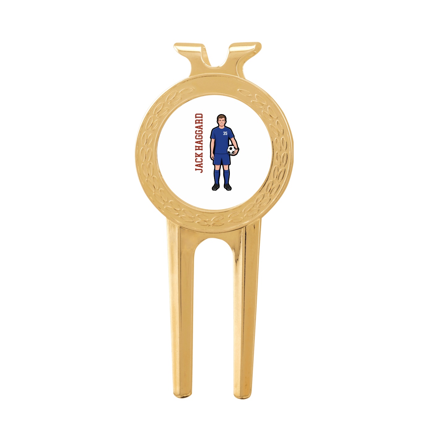 Divot Tool with Ball Marker — Name Vertical in Classic