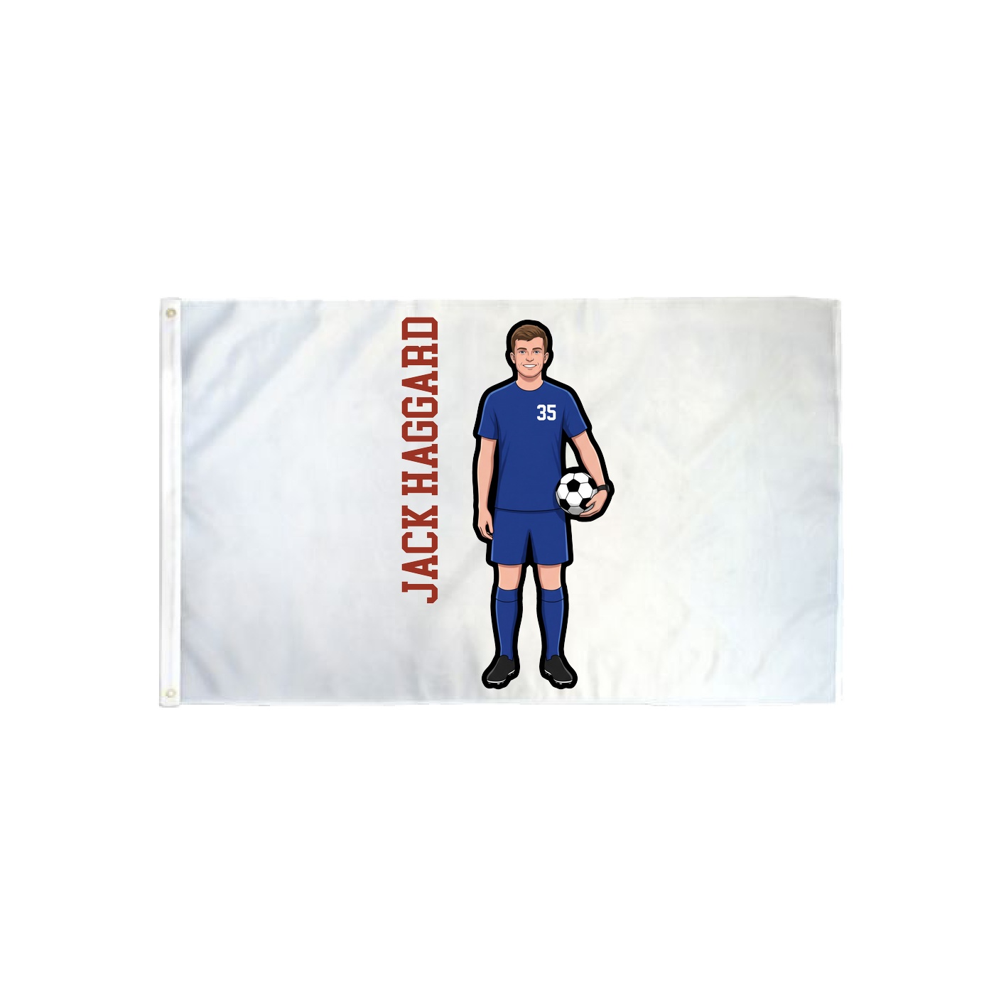 3x5 Flag — Name Vertical in Classic