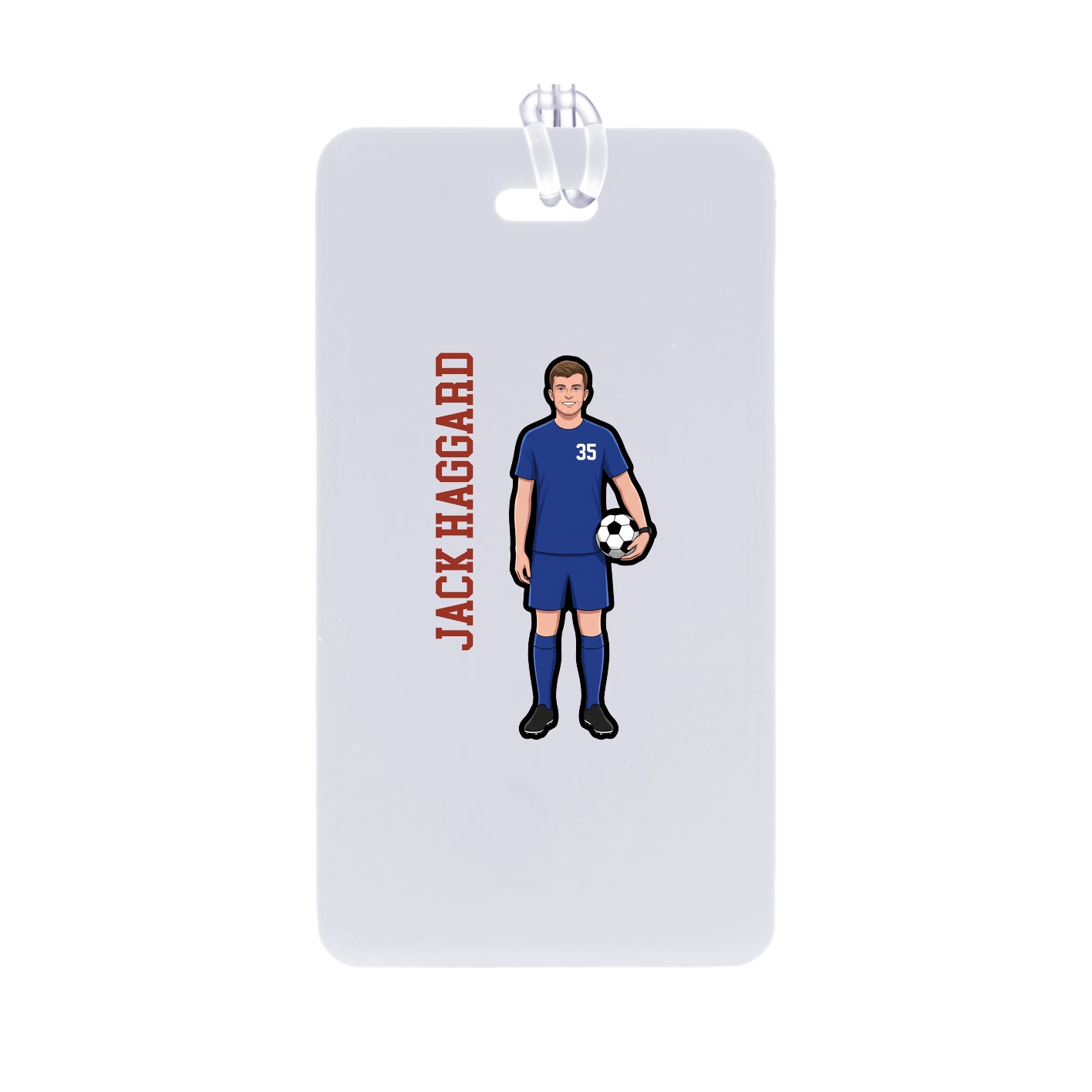 Bag Tag — Name Vertical in Classic