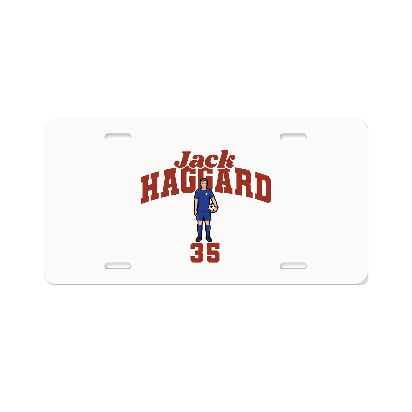 License Plate — Signature Arch in Classic