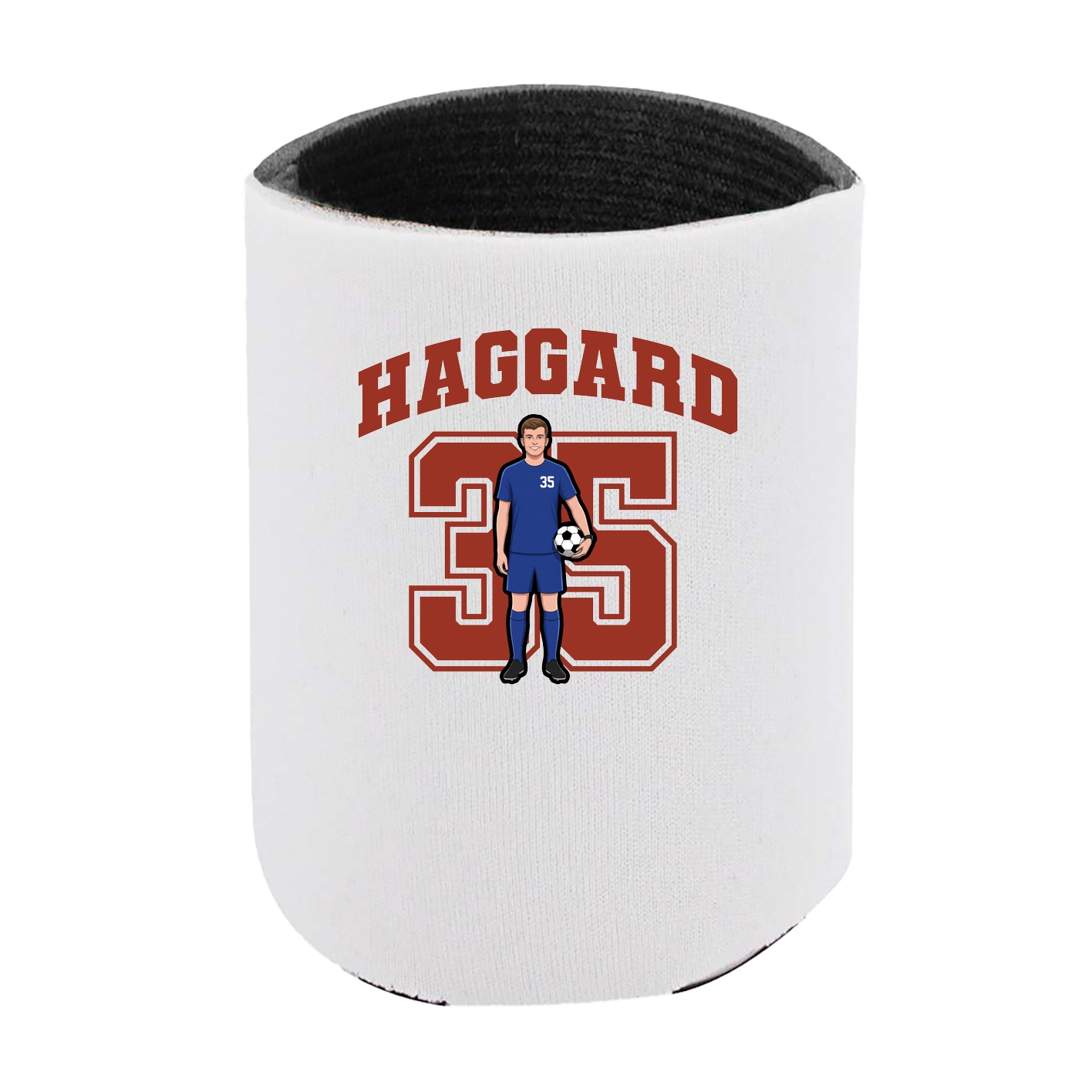 Can Holder — Number in White