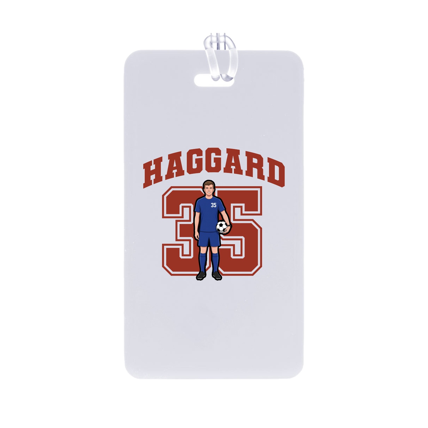 Bag Tag — Number in Classic