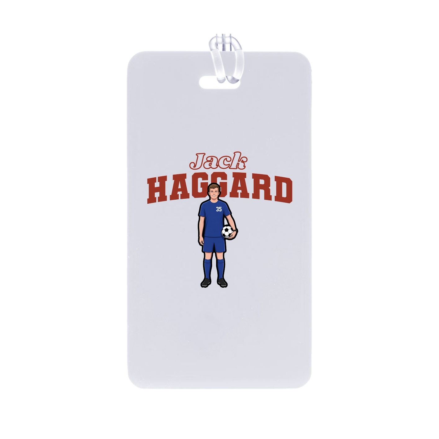 Bag Tag — Name Arch in Classic