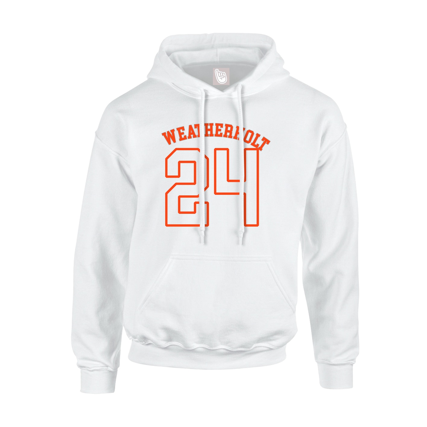 Hoodie — Shirsey Arch in White