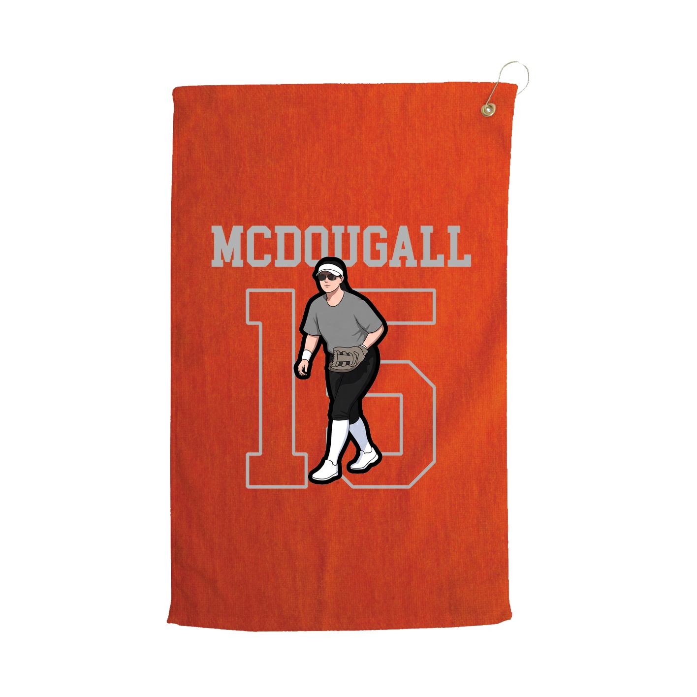 Golf Towel — Shirsey in Orange