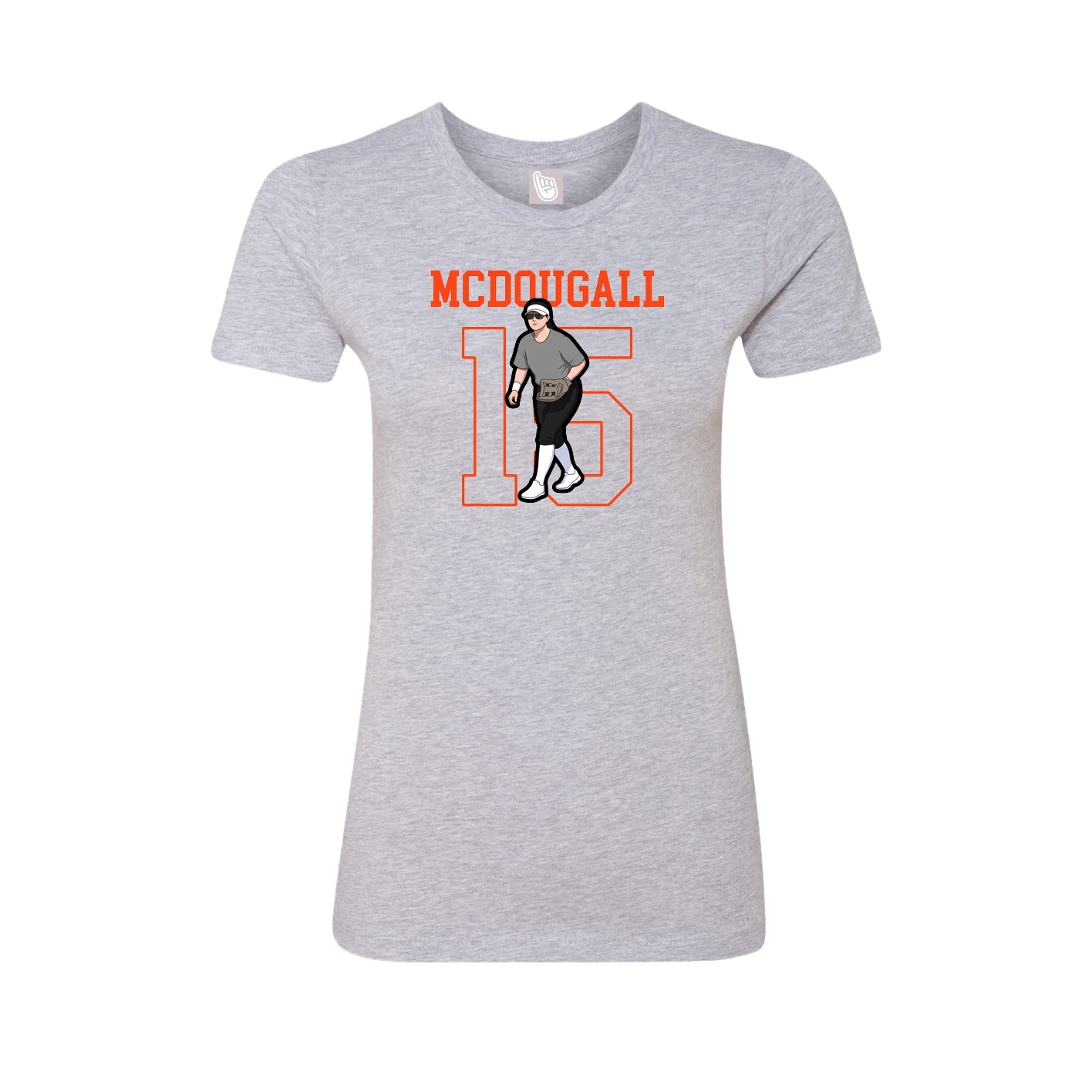 Fitted Women's Tee — Shirsey in Grey
