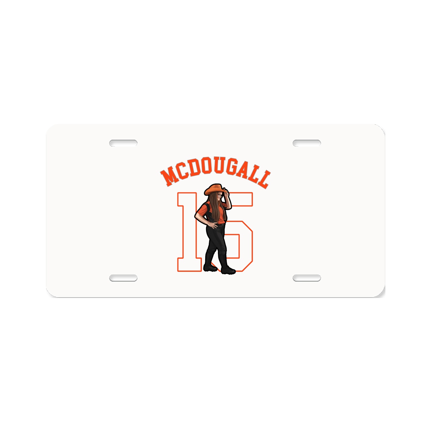License Plate — Shirsey Arch in Classic