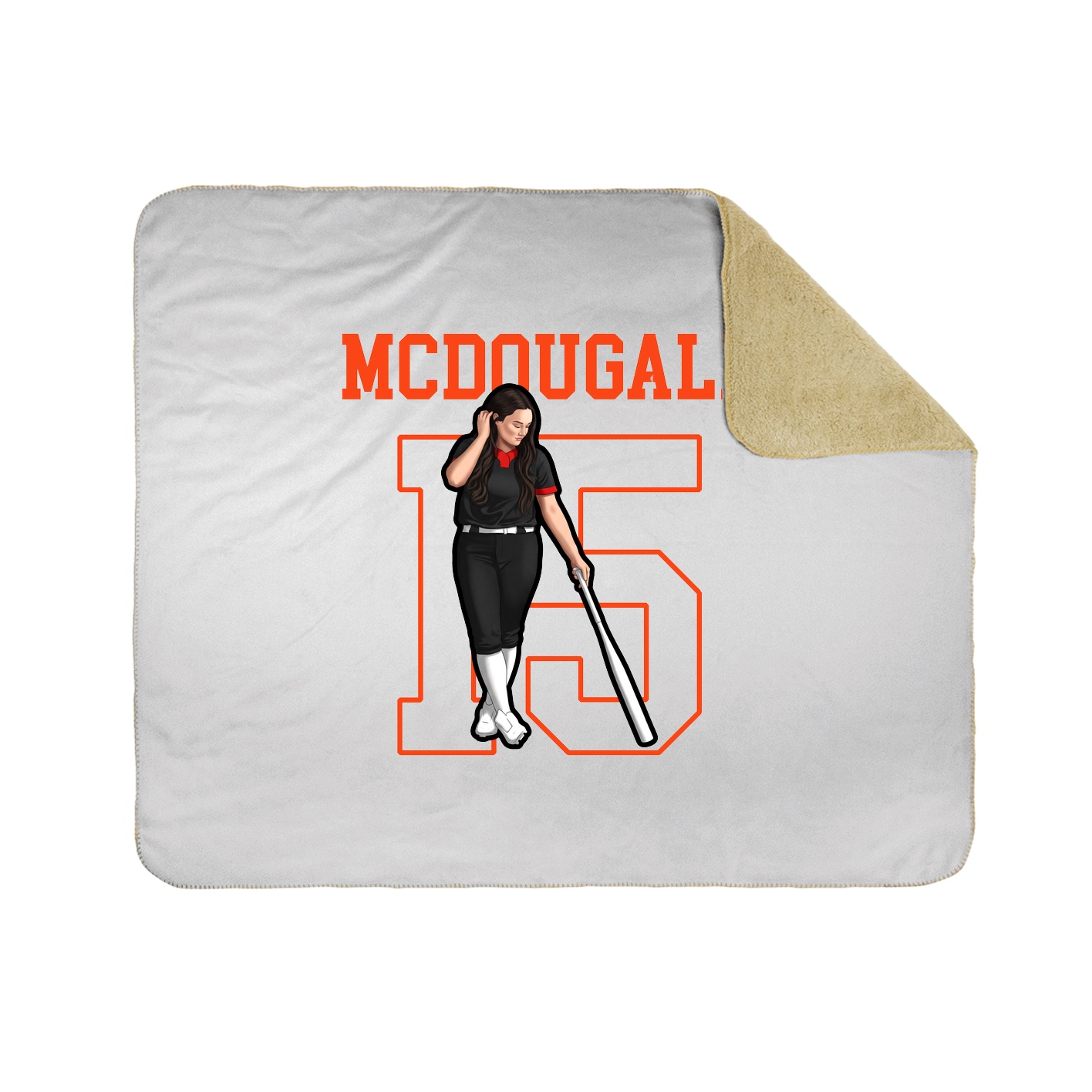 Throw Blanket — Shirsey in White