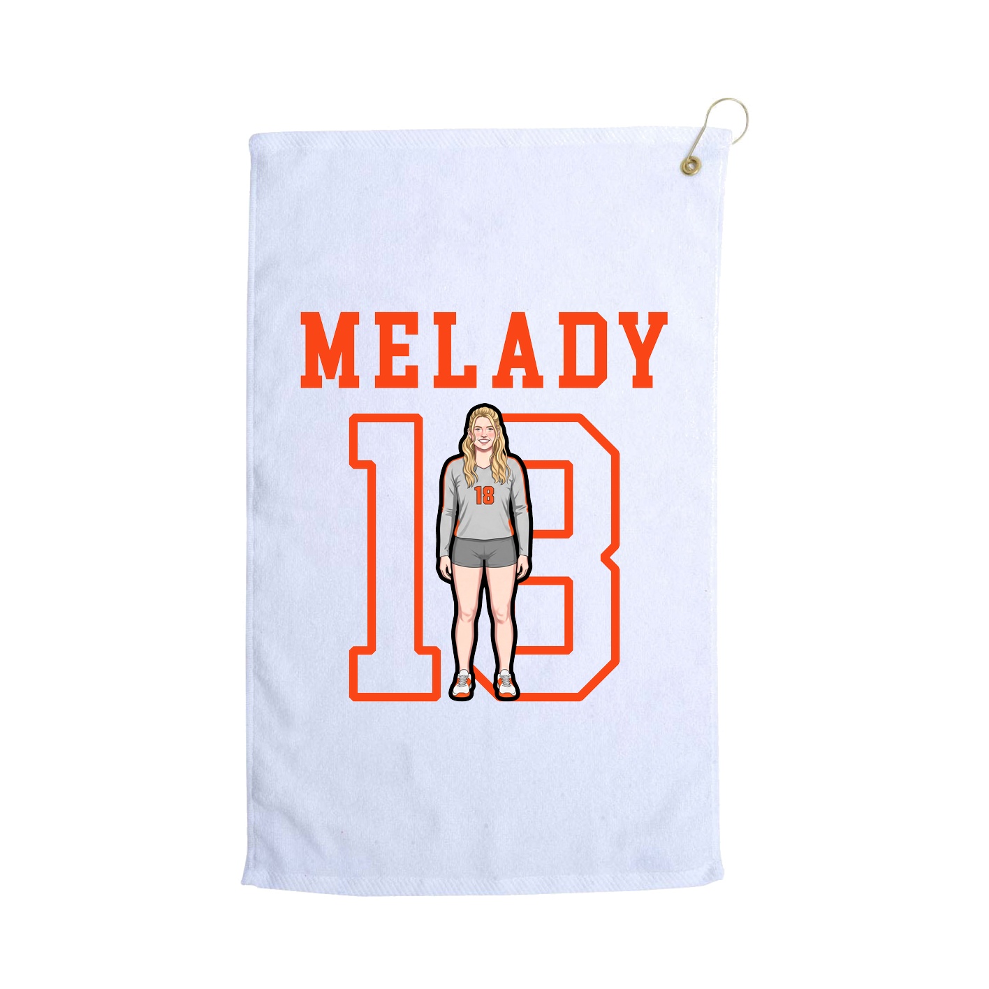 Golf Towel — Shirsey in White