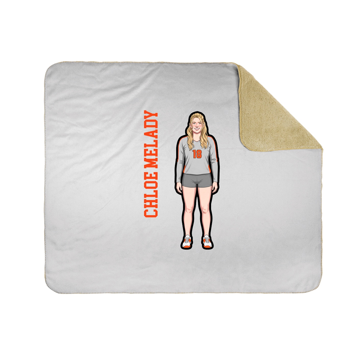 50x60 Sherpa Lined Throw Blanket