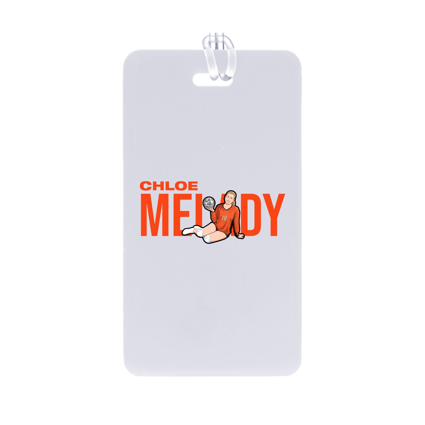 Bag Tag — Player Name in Classic