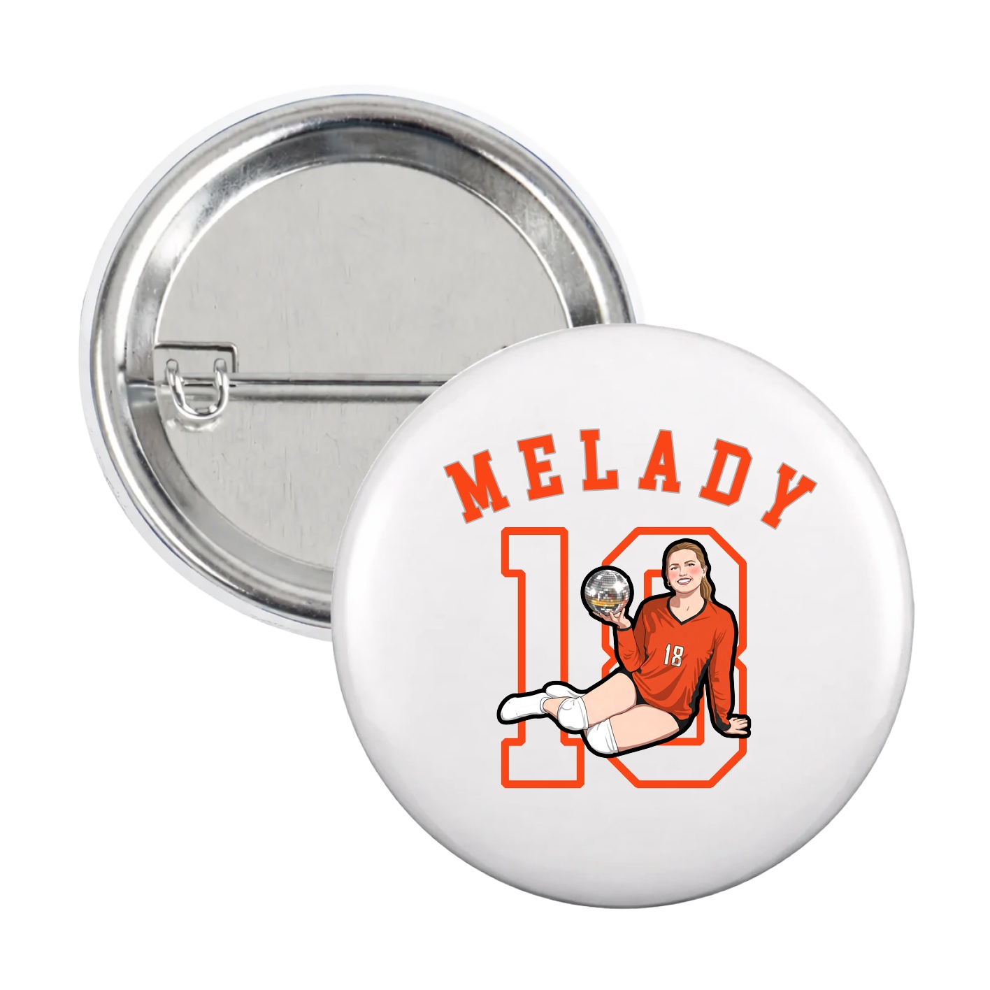 Game Day Button — Shirsey Arch in White