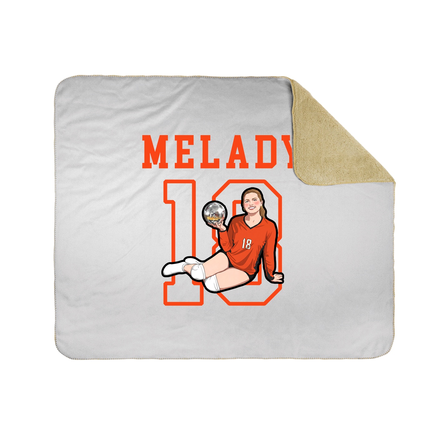 Throw Blanket — Shirsey in White