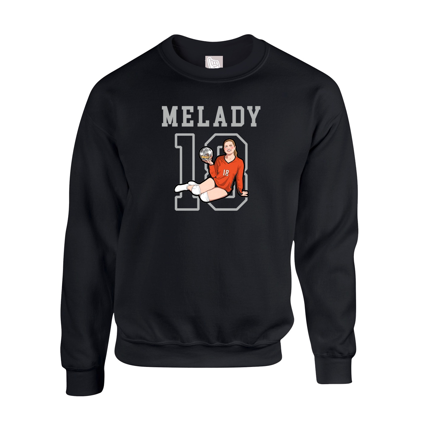 Fleece Crew — Shirsey in Black