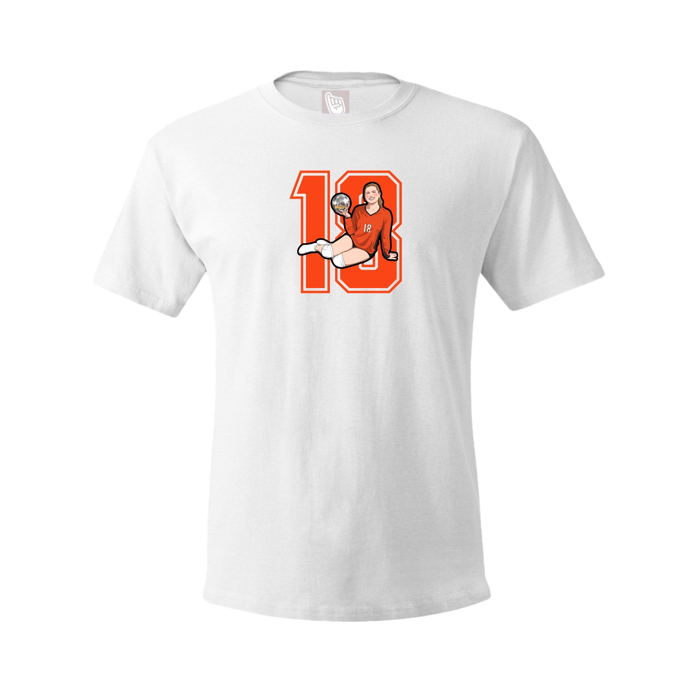 Tee — Number in White