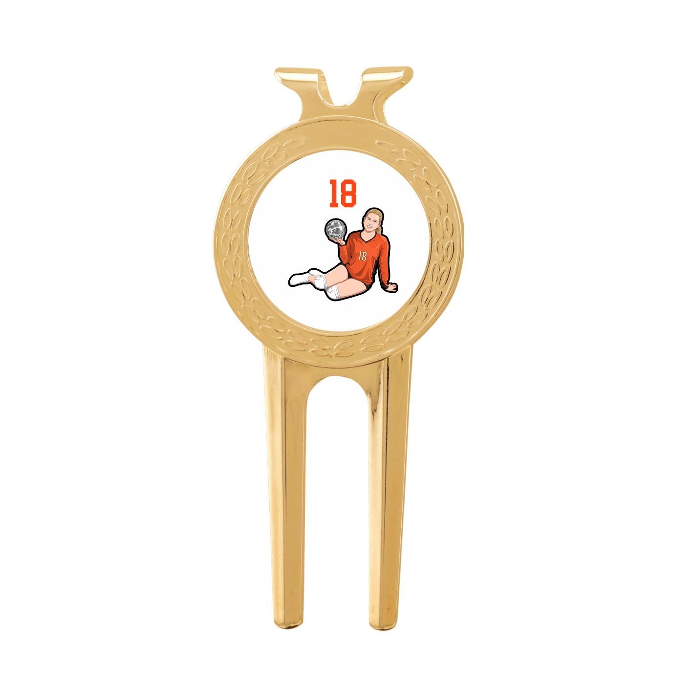 Divot Tool with Ball Marker — Number Top in Classic