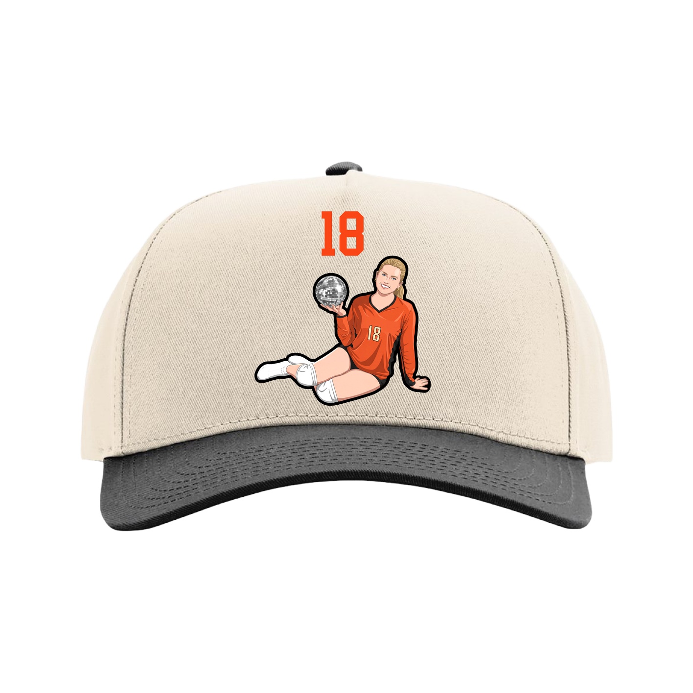 Full Fabric Five-Panel Champ Cap