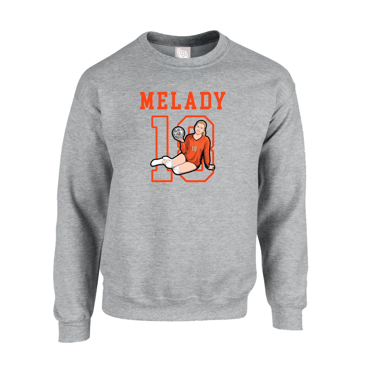 Fleece Crew — Shirsey in Grey