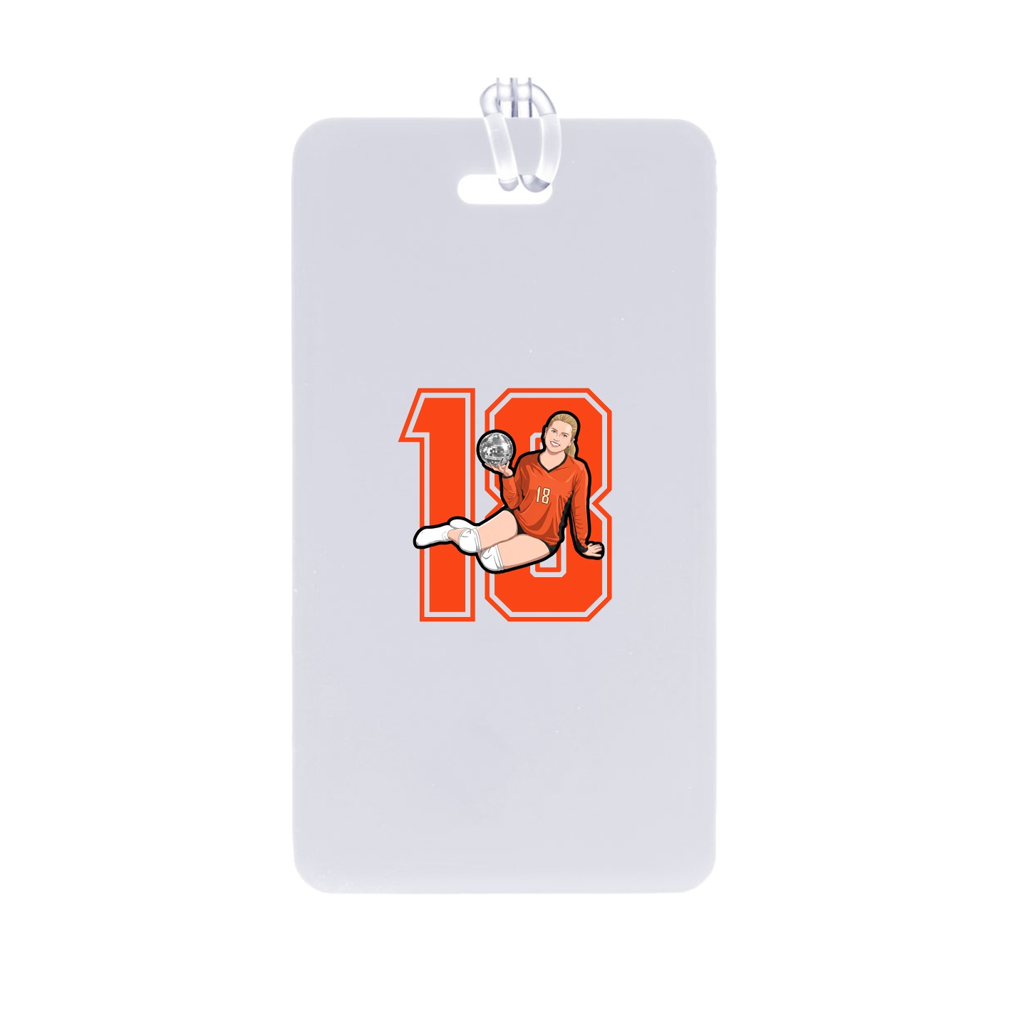 Bag Tag — Number in Classic