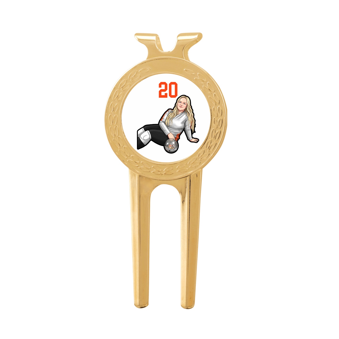 Divot Tool with Ball Marker — Number Top in Classic