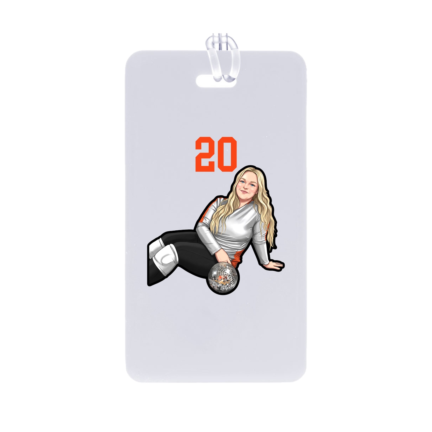 Bag Tag — Number Top in Classic