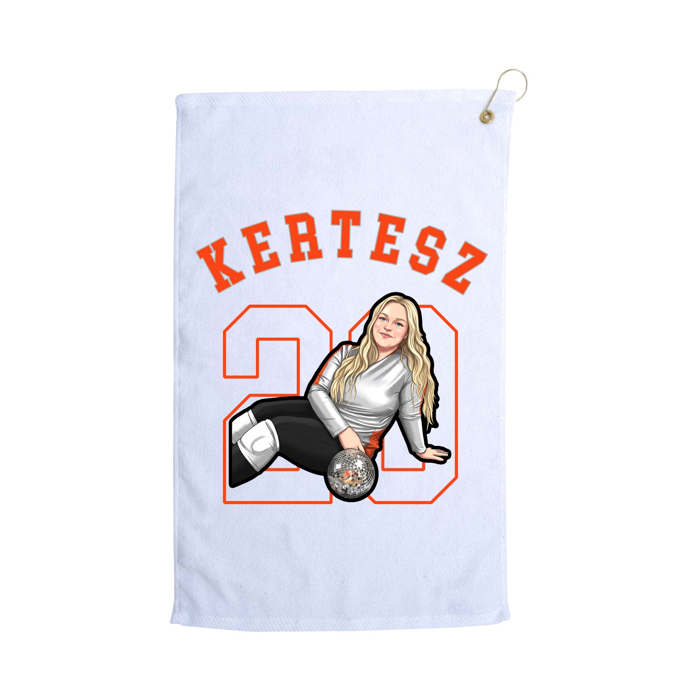 Golf Towel — Shirsey Arch in White