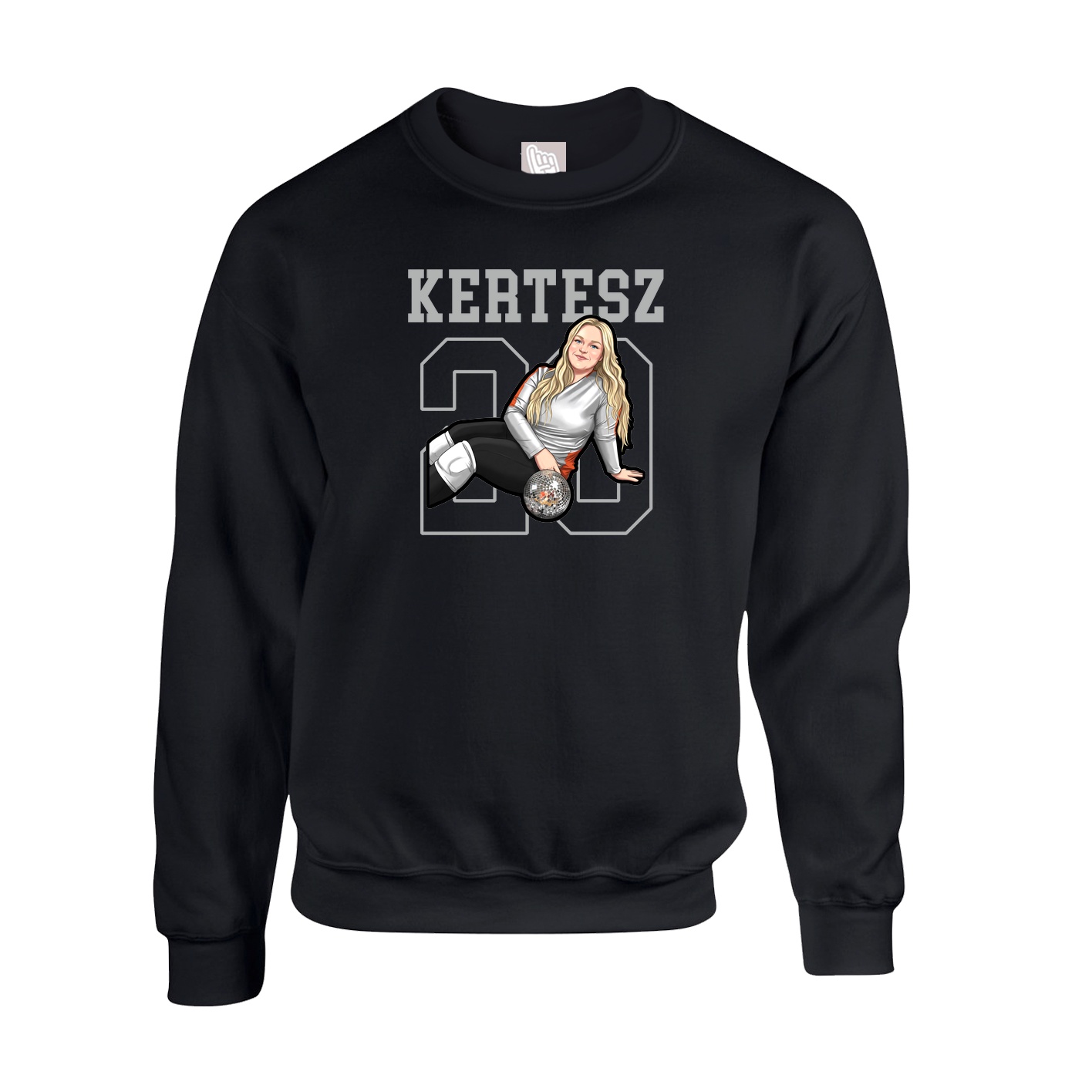 Fleece Crew — Shirsey in Black
