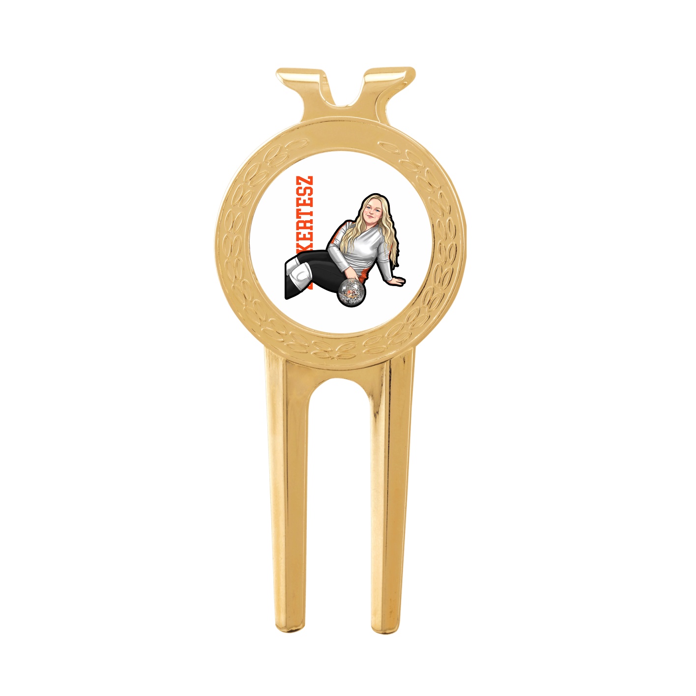 Divot Tool with Ball Marker — Name Vertical in Classic