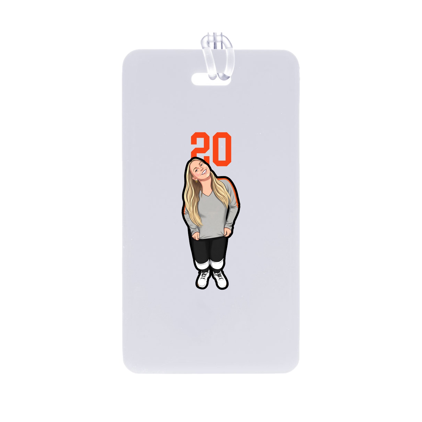 Bag Tag — Number Top in Classic