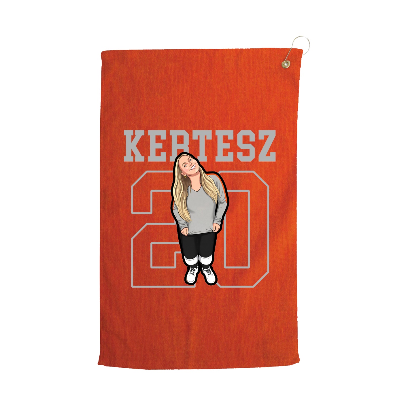 Golf Towel — Shirsey in Orange