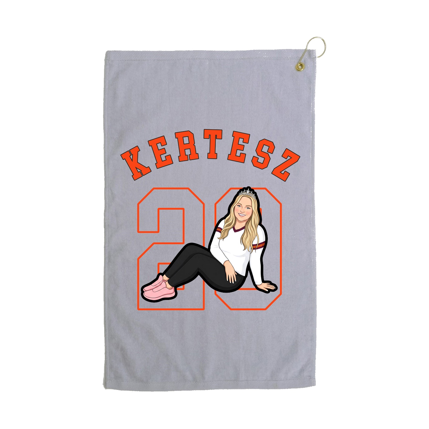 Golf Towel — Shirsey Arch in Grey