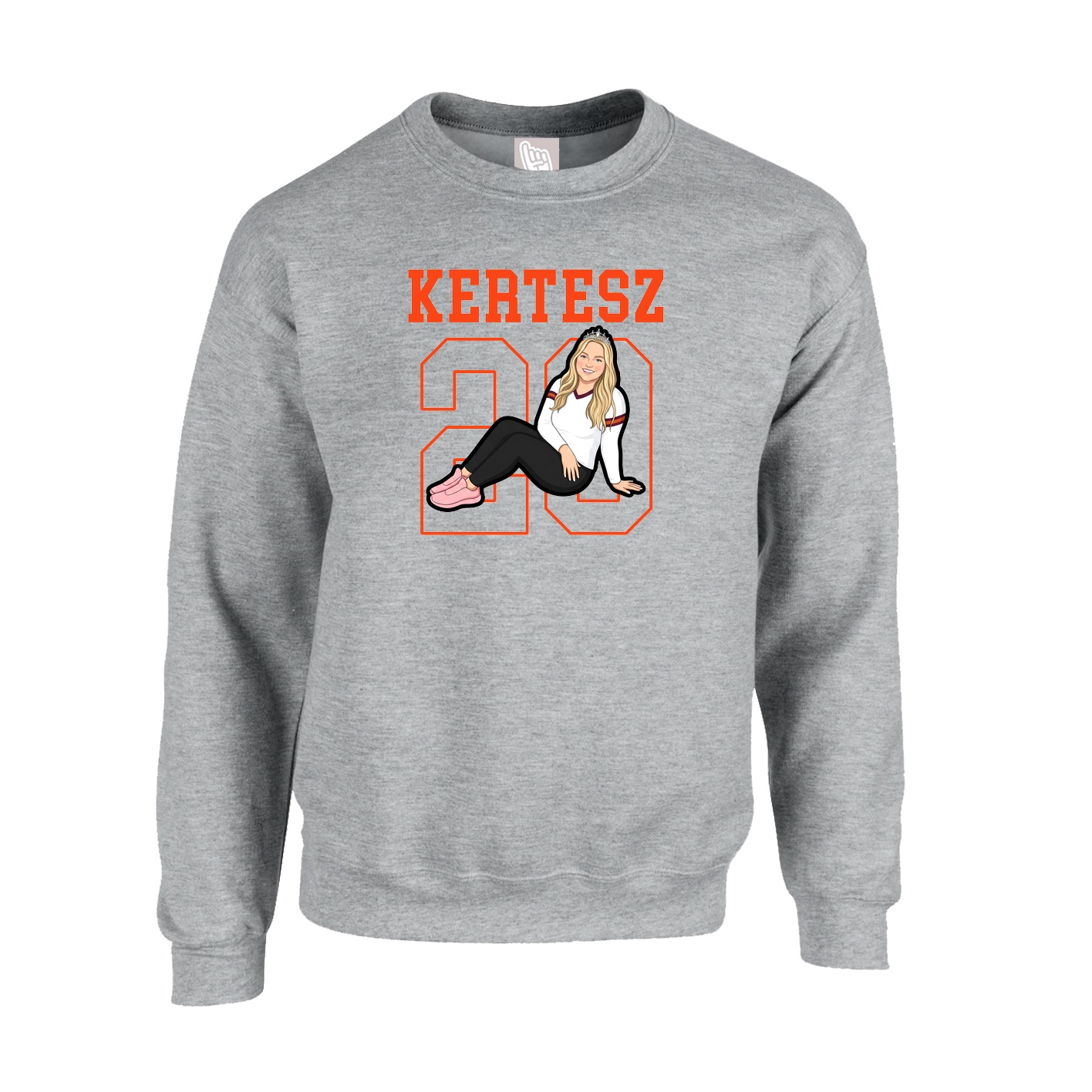 Fleece Crew — Shirsey in Grey