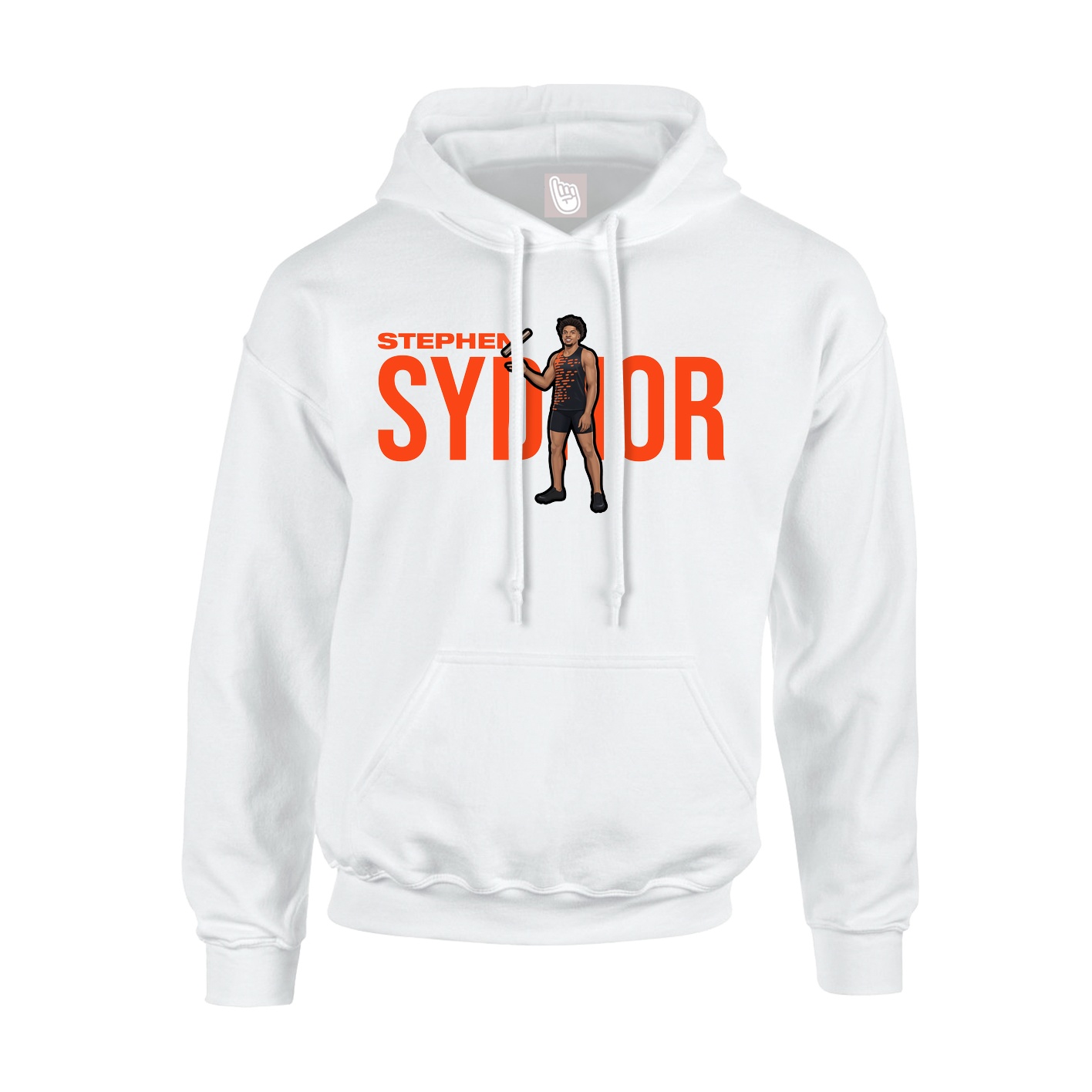 Hoodie — Player Name in White