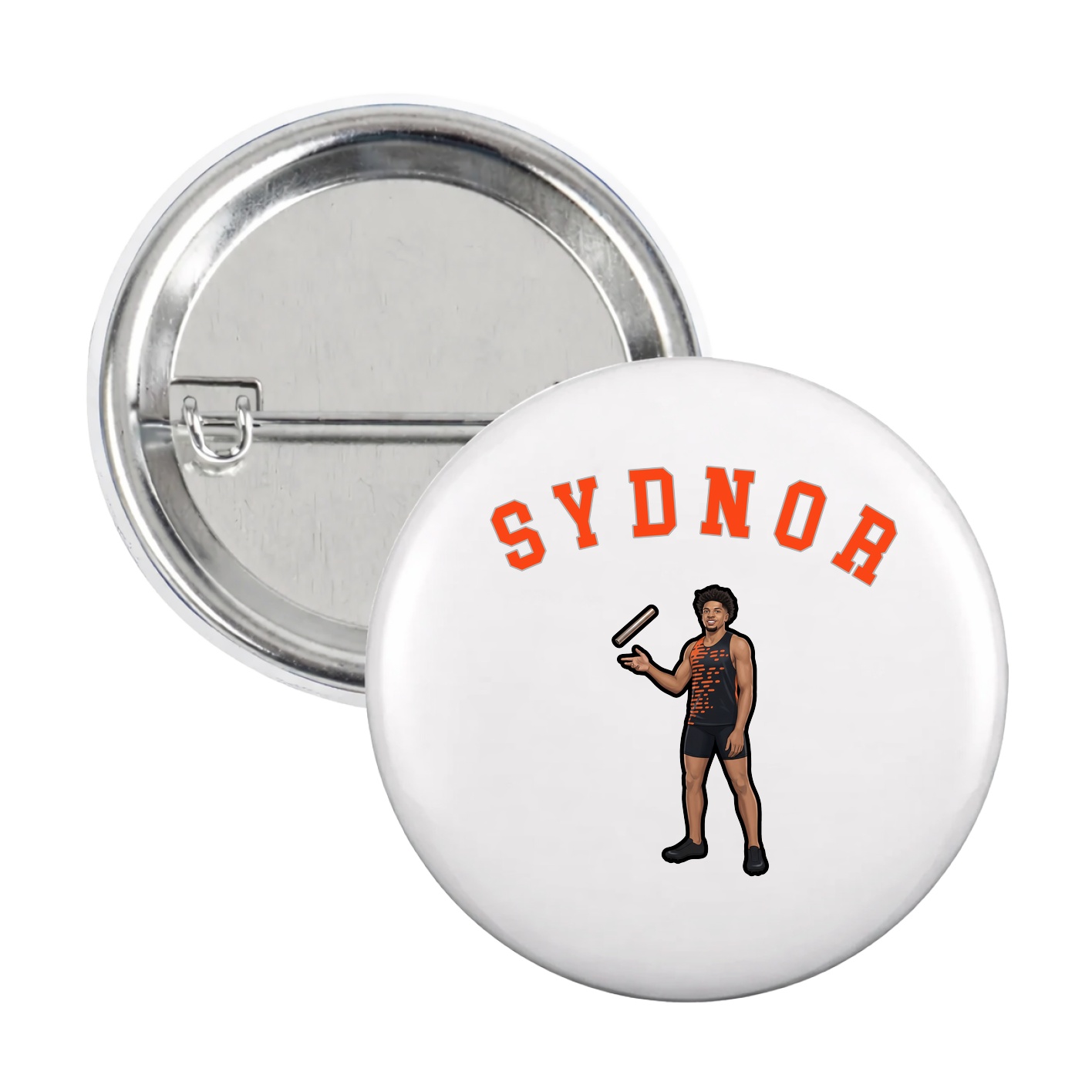 Game Day Button — Shirsey Arch in White