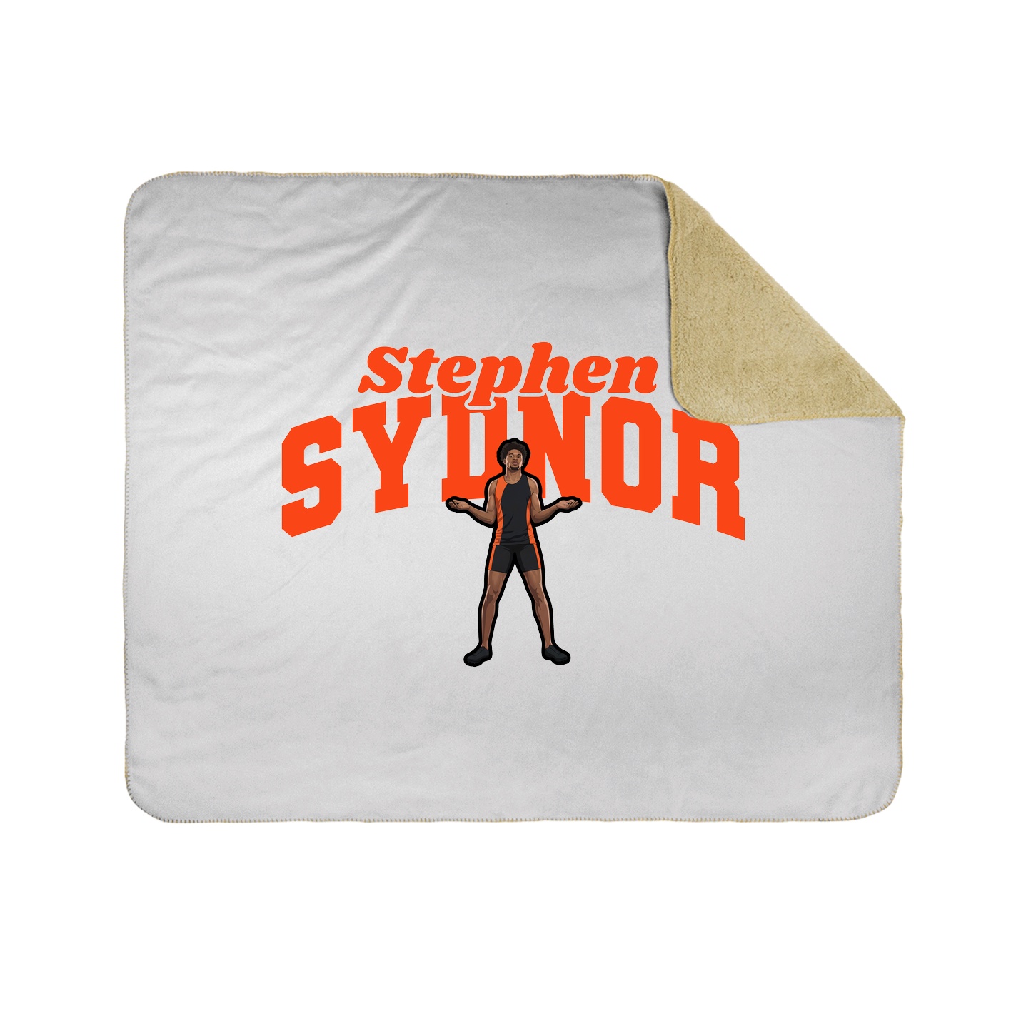 Throw Blanket — Signature Arch in White