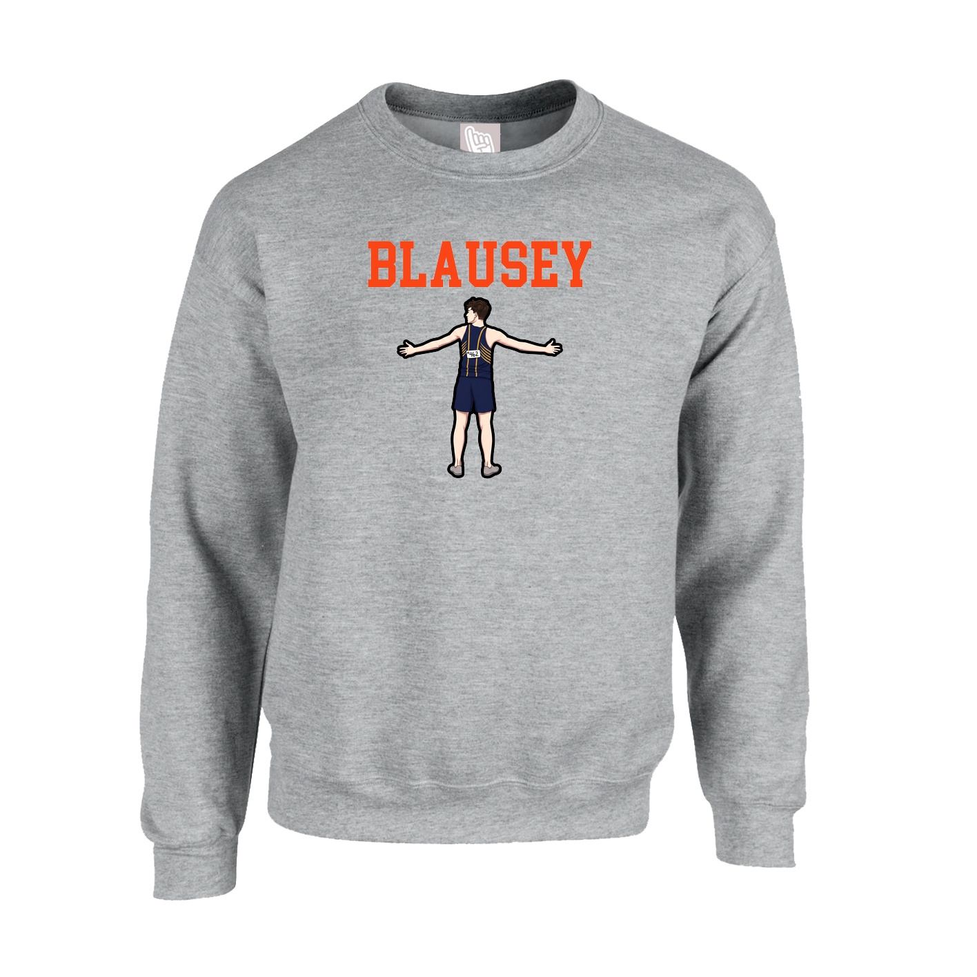 Fleece Crew — Shirsey in Grey