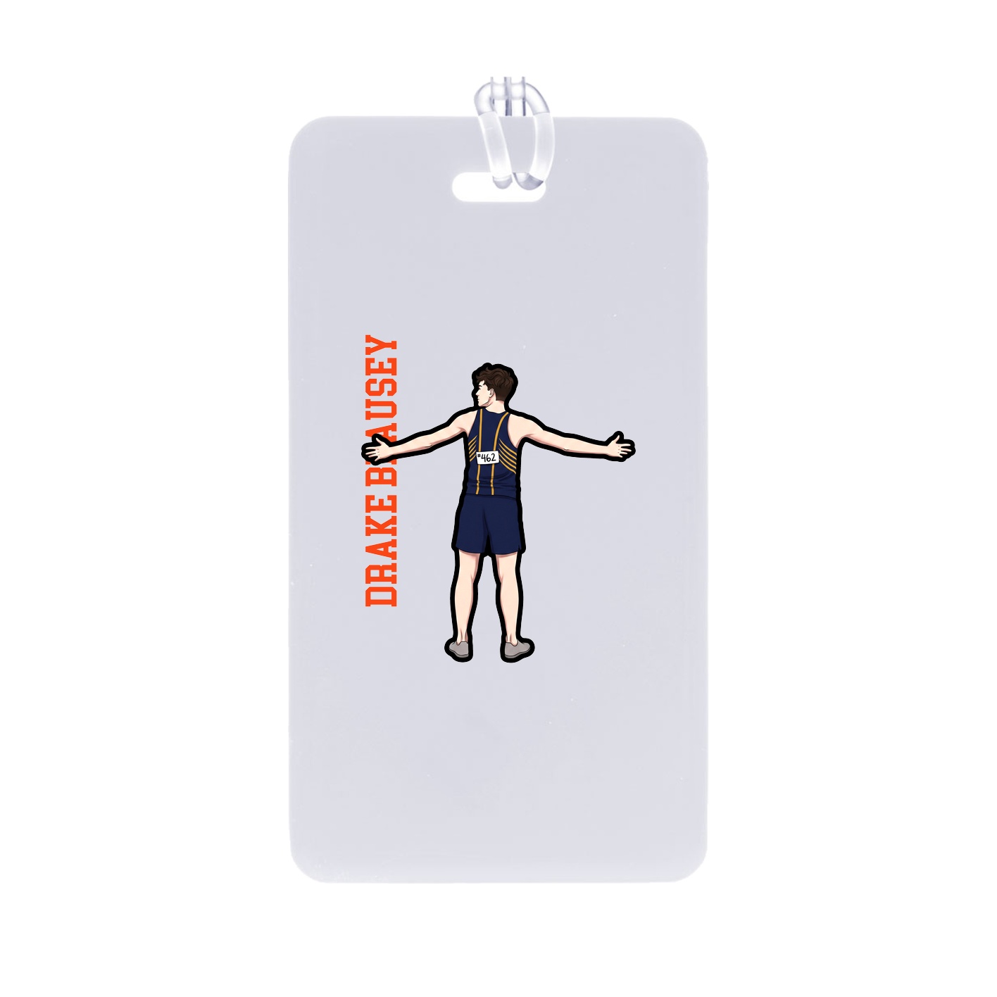 Bag Tag — Name Vertical in Classic