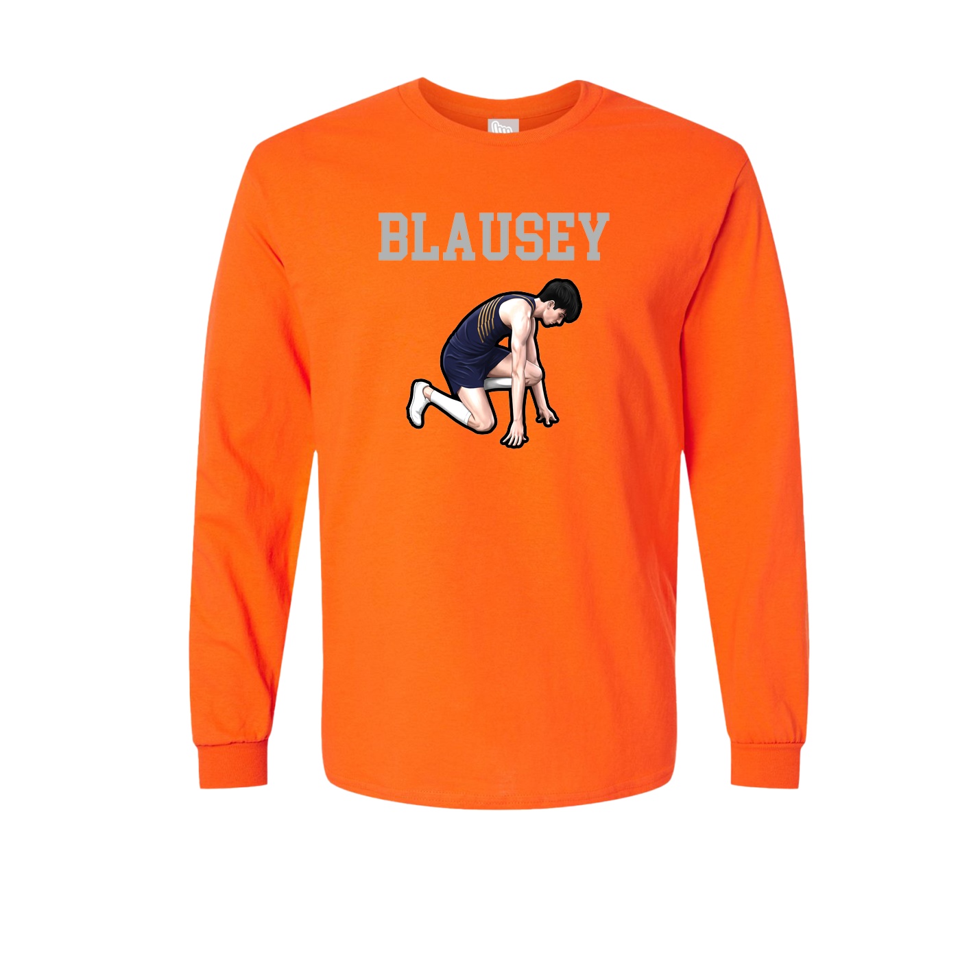 Long Sleeve Tee — Shirsey in Orange