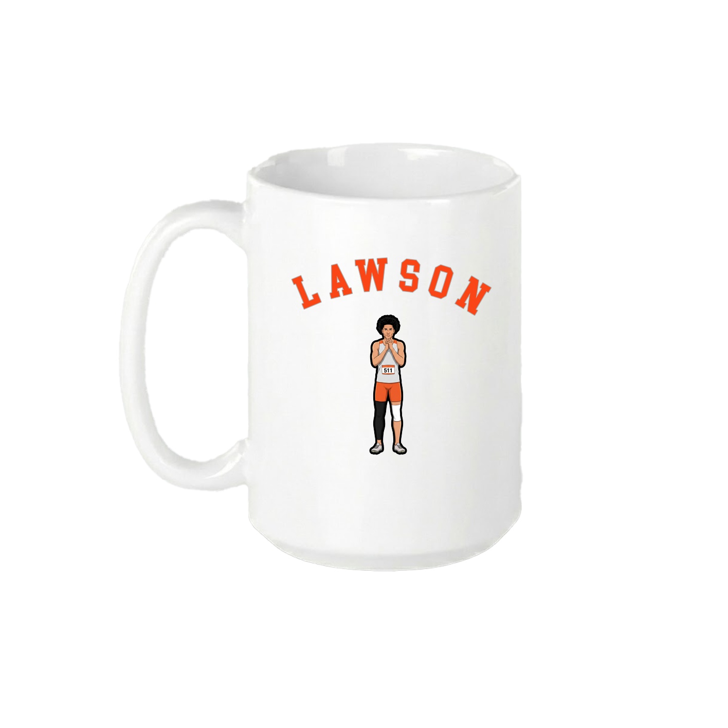 15oz Coffee Mug — Shirsey Arch in White