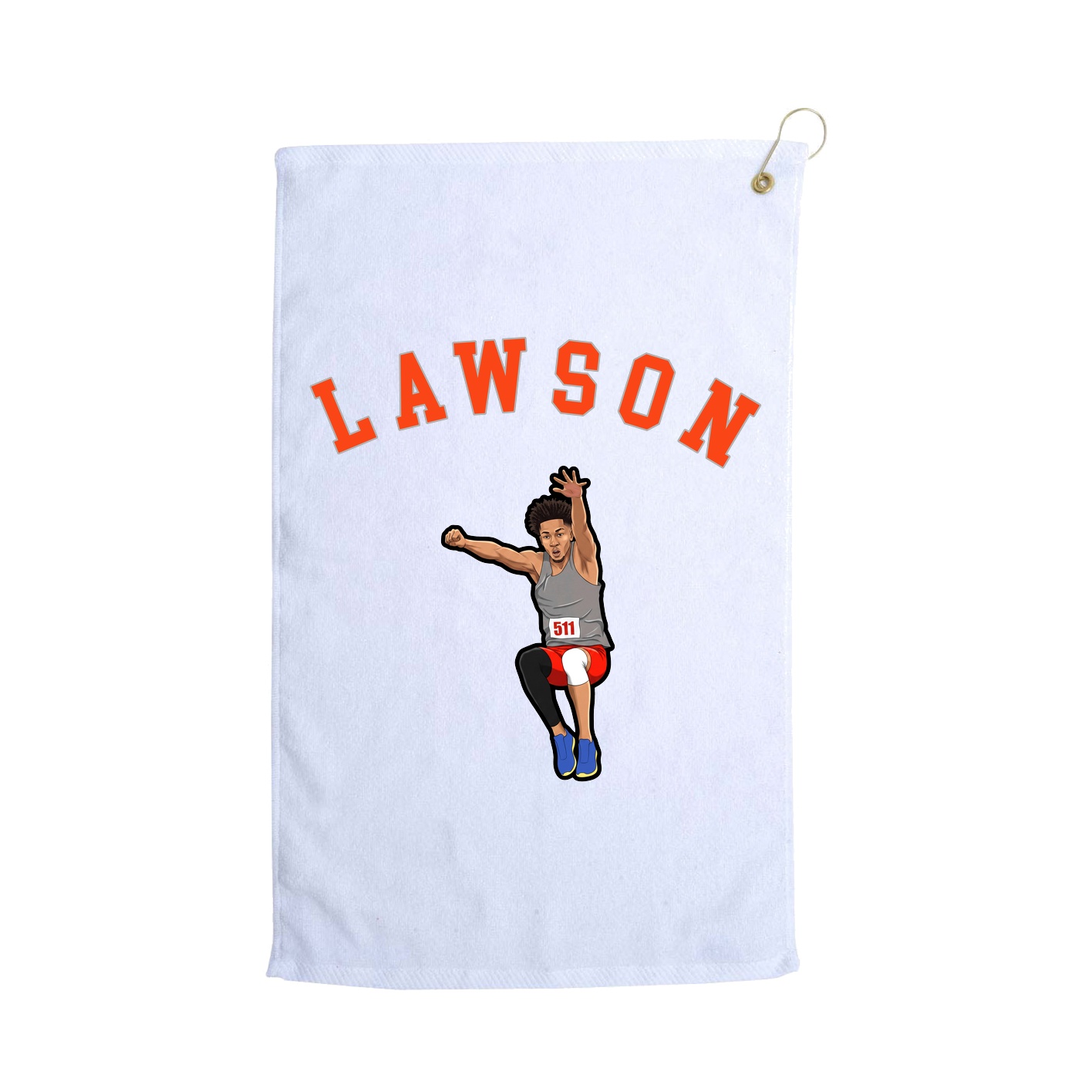 Golf Towel — Shirsey Arch in White
