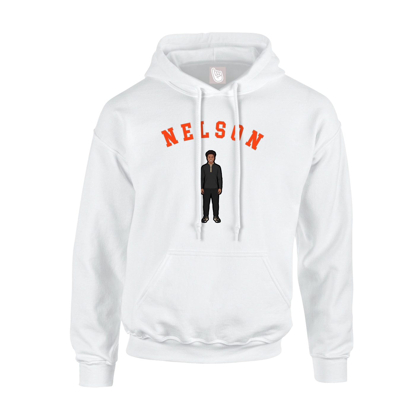 Hoodie — Shirsey Arch in White