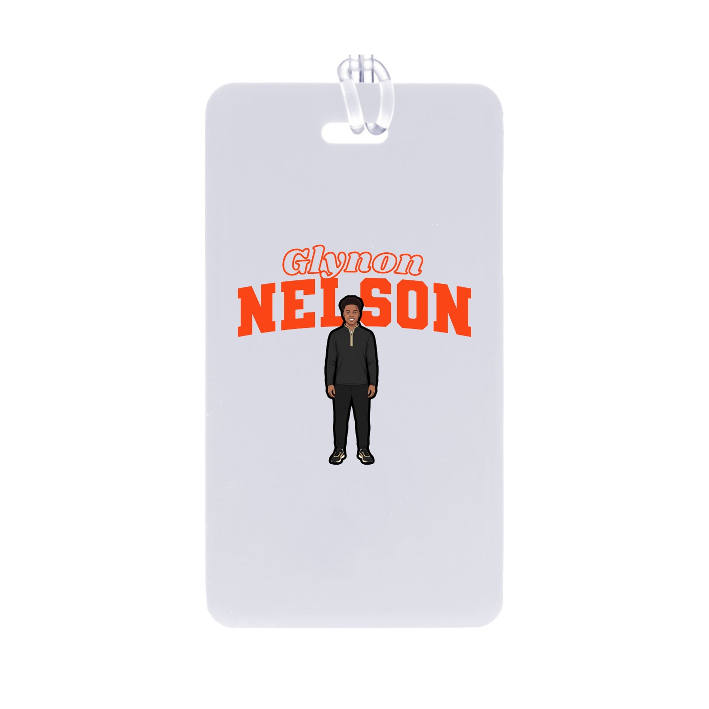 Bag Tag — Name Arch in Classic