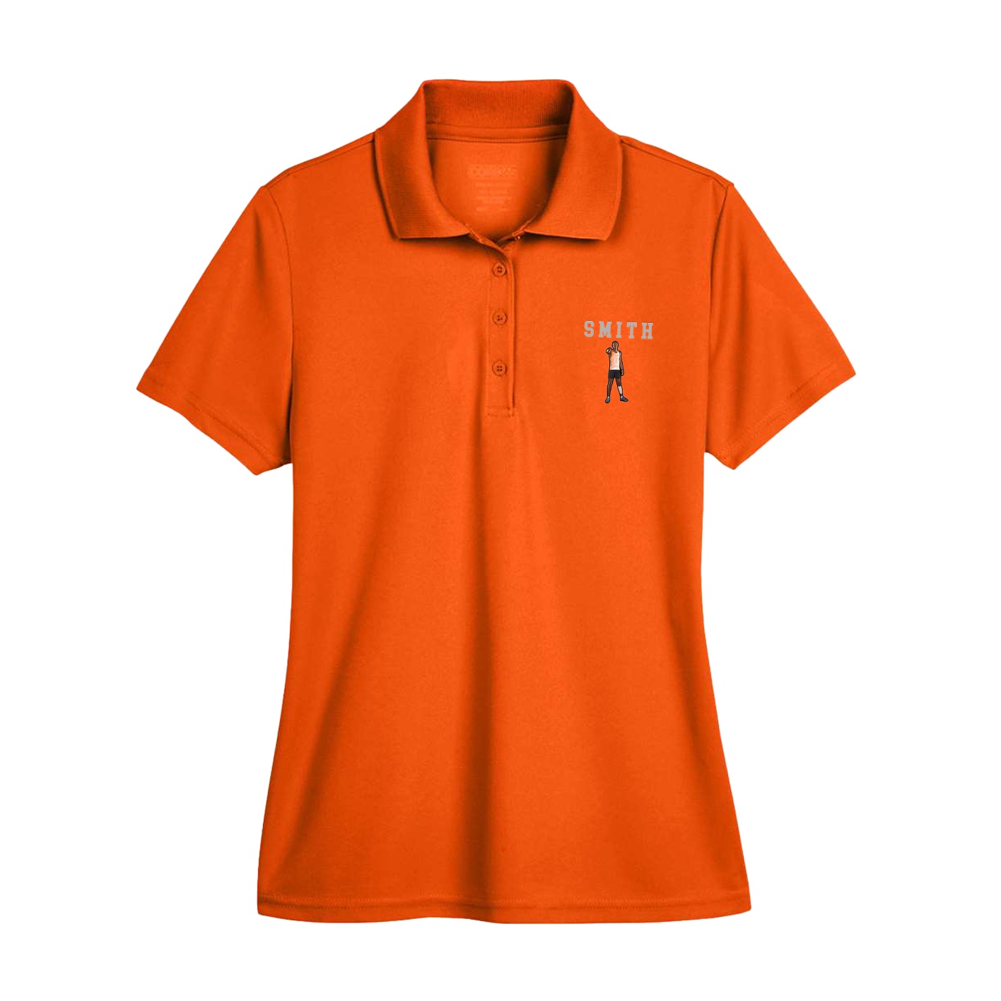 Womens Performance Polo — Shirsey in Orange