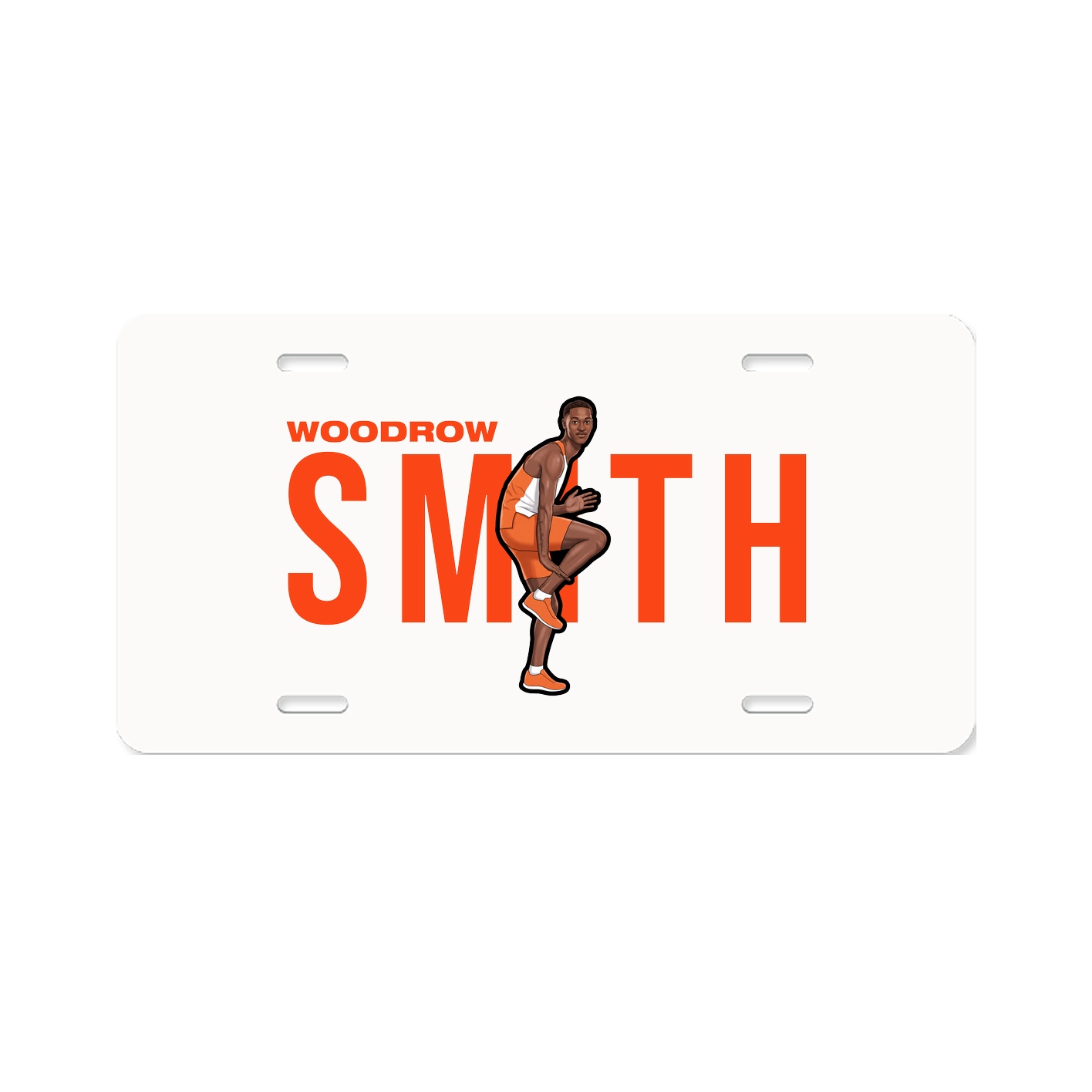 License Plate — Player Name in Classic