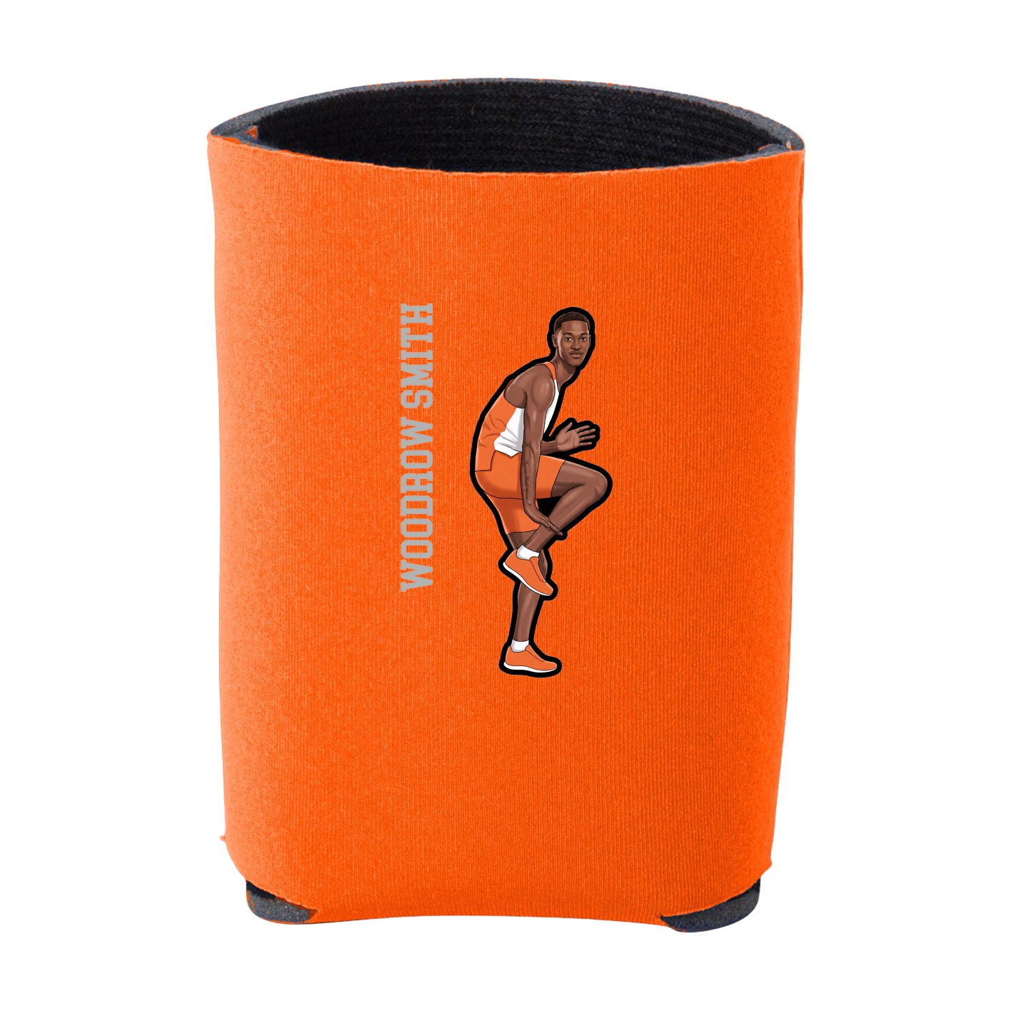 Can Holder — Name Vertical in Orange