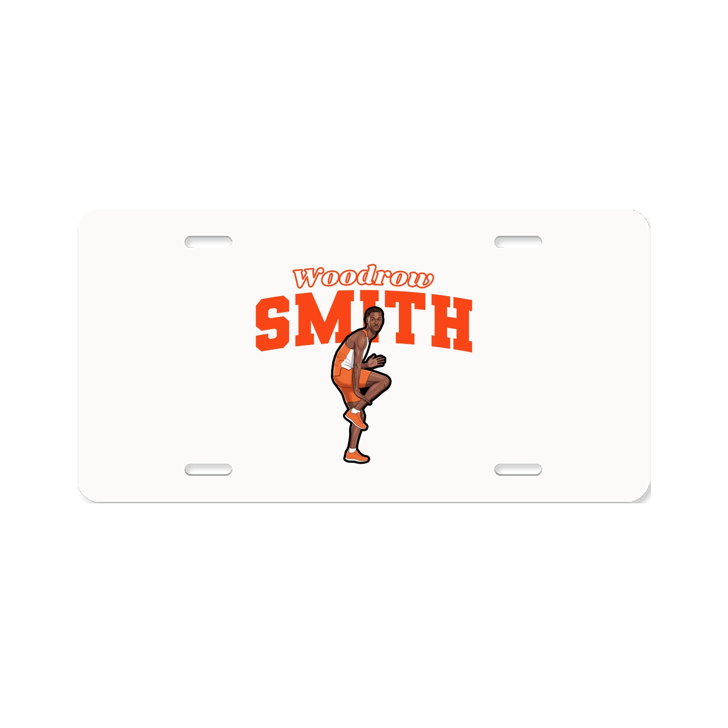 License Plate — Name Arch in Classic
