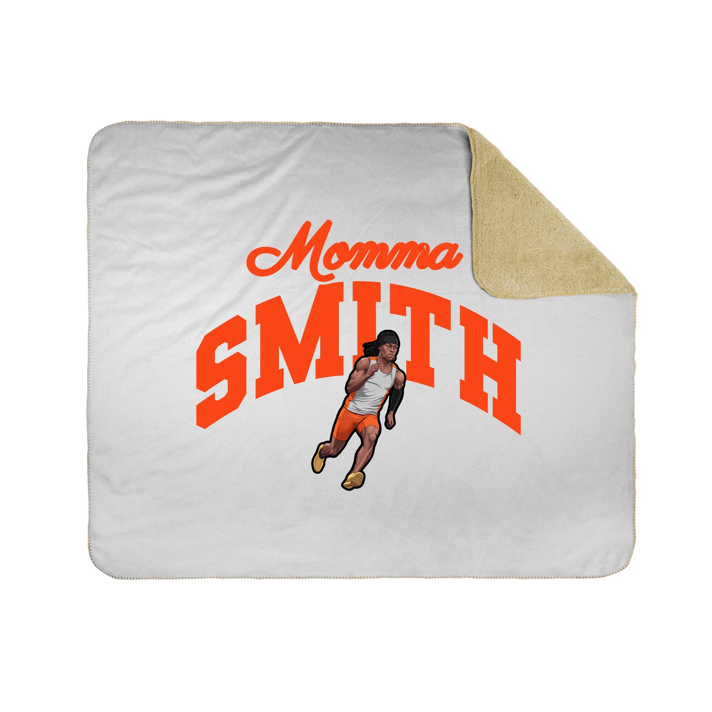 Throw Blanket — Mothers Day Arch in White