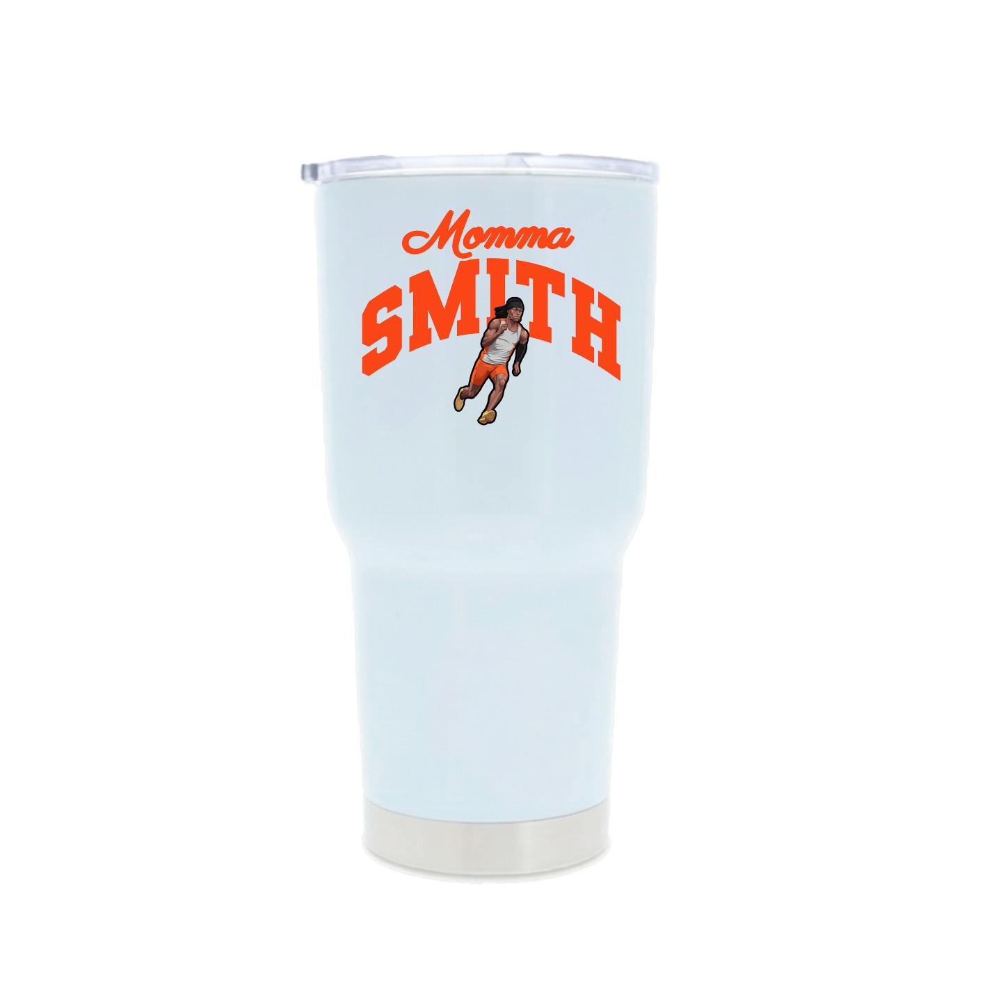 30oz Stainless Steel Tumbler — Mothers Day Arch in White